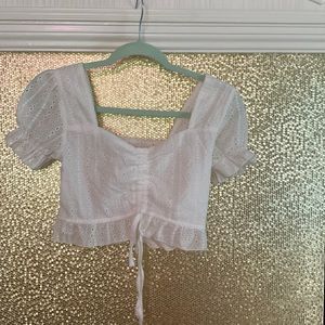 This is a white shein crop top and new without tags.